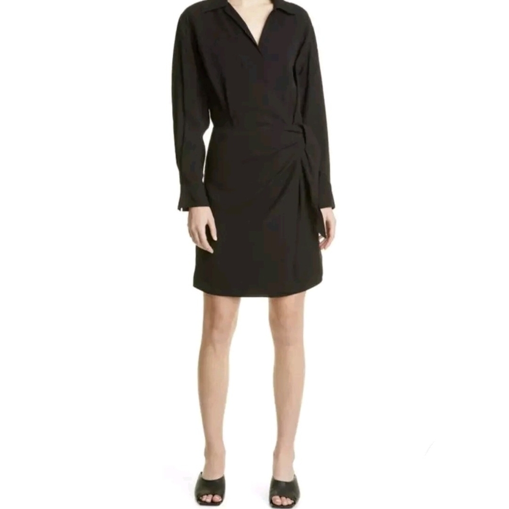 Vince Black Long Sleeve Dress
